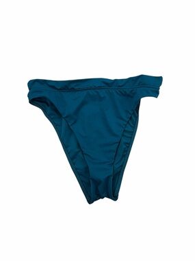 VS Teal Cheeky High Rise Bikini Swim Bottoms Medium